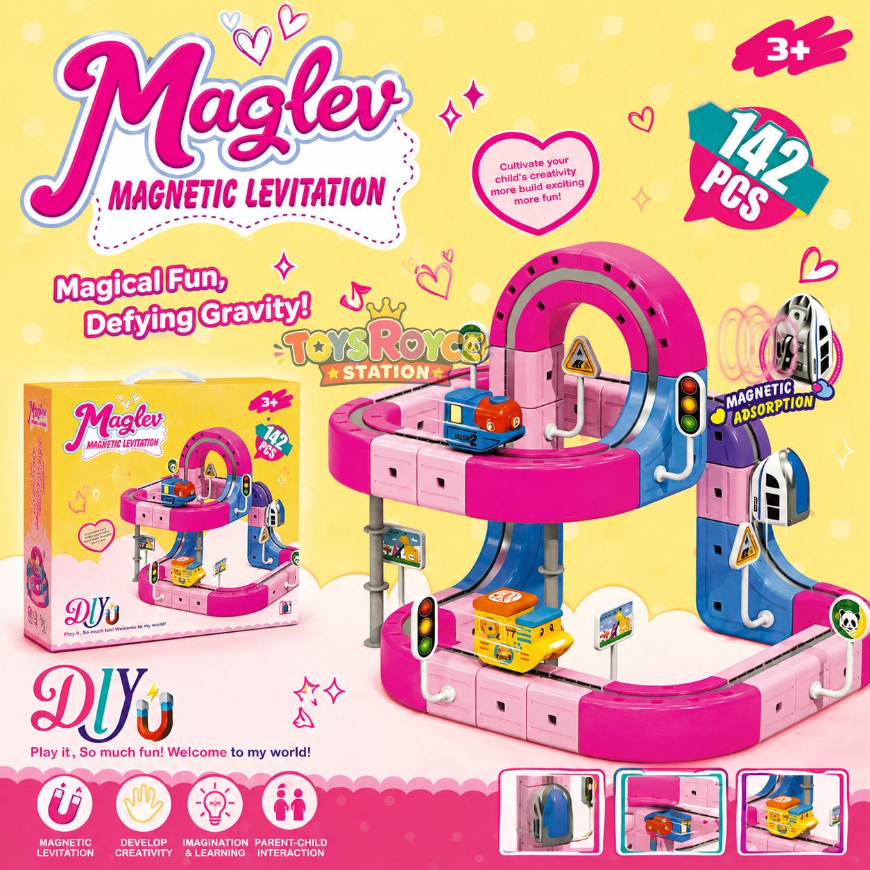 Maglev Magnetic Levitation 142 PCS DIY for Kids