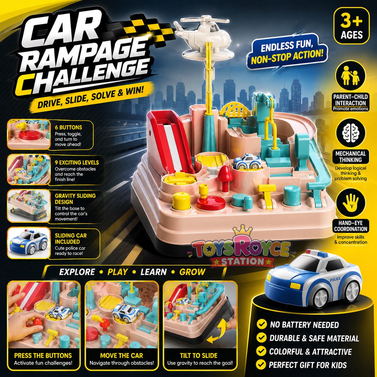Car Rampage Challenge Endless Fun