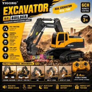 Excavator Extreme Builder RC for 3+